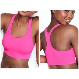 VS Pink Unlined Seamless Sports Bra M